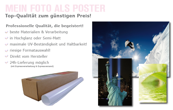 Foto auf Poster